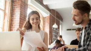 E-Recruiting Durchsicht der Bewerbungen