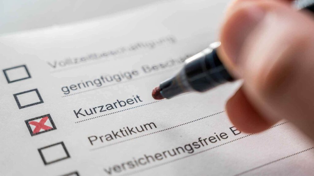 Kurzarbeit Beantragung