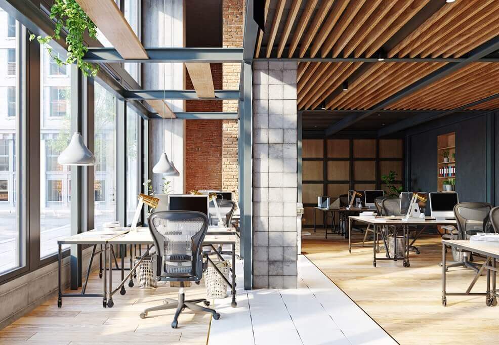 moderne Arbeitsplatzgestaltung