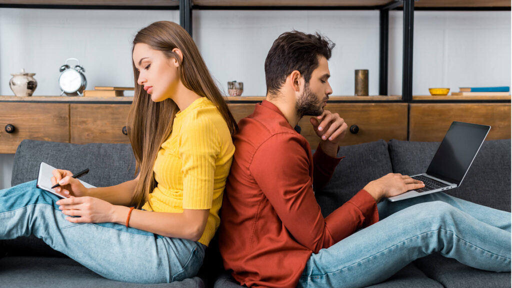 Konflikte in Beziehung durch Isolation