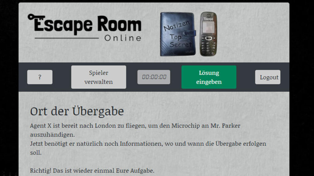 Escape Room on remote