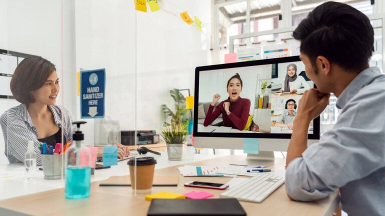 Kommunikation mit Remote Workern