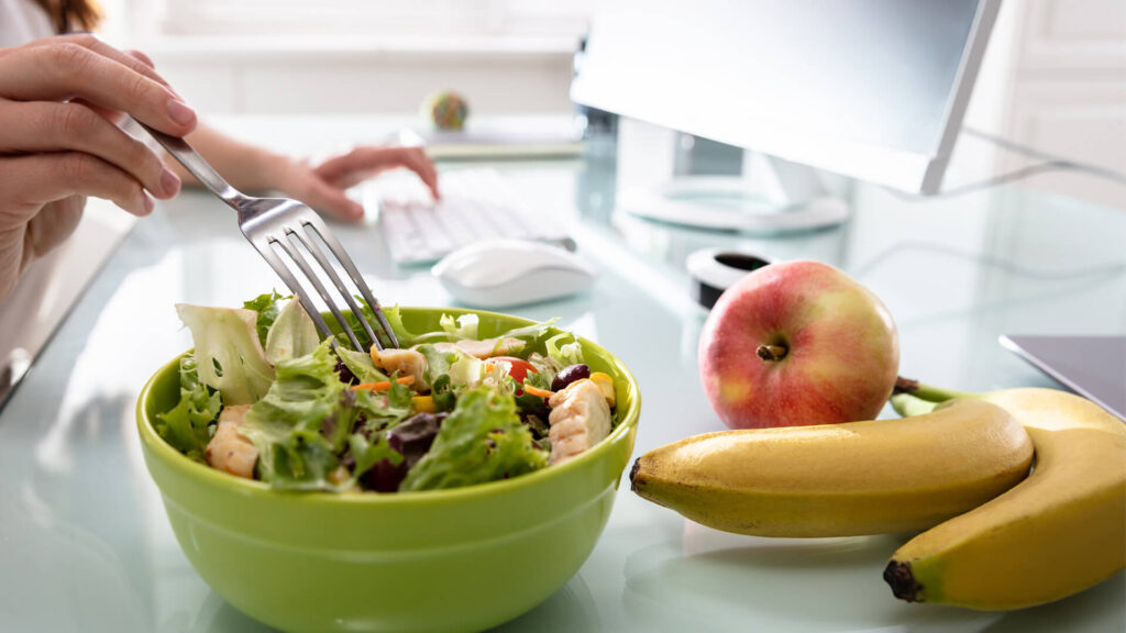 Obst und Gemüse am Arbeitsplatz