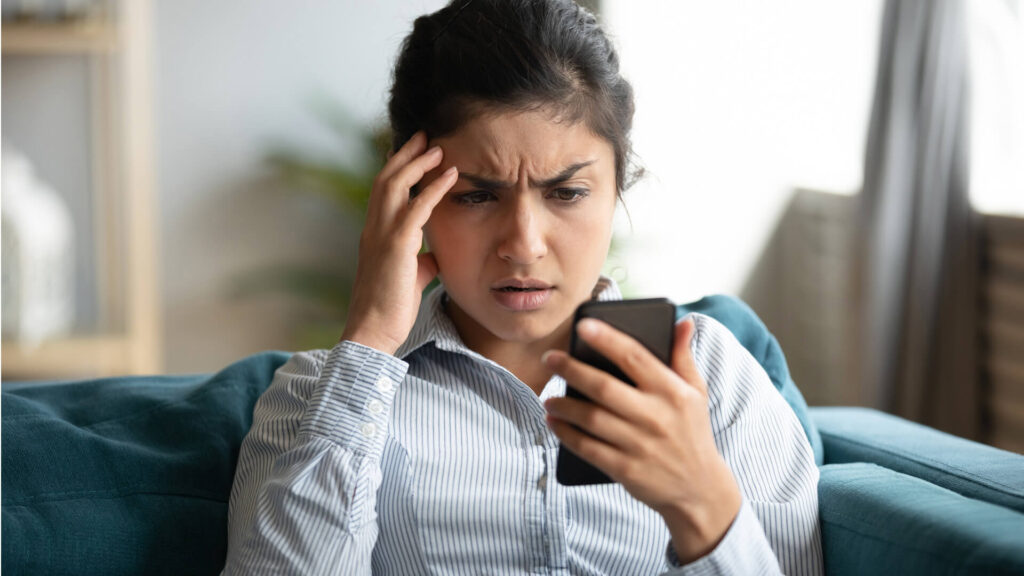 kein Wohlfühlen durch Stress in der Arbeit