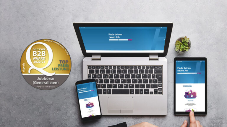 stellenanzeigen.de erhält Deutschen B2B-Award 2020/21