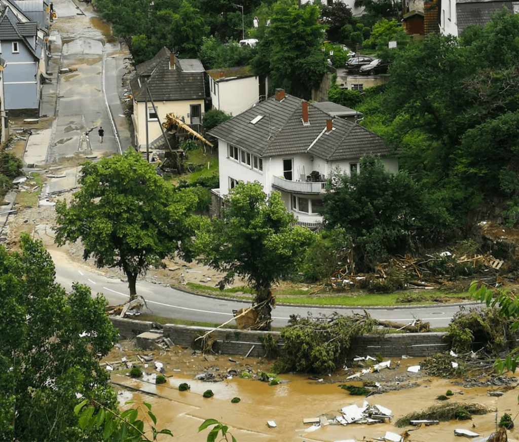 Hochwasser Deutschland - stellenanzeigen.de spendet