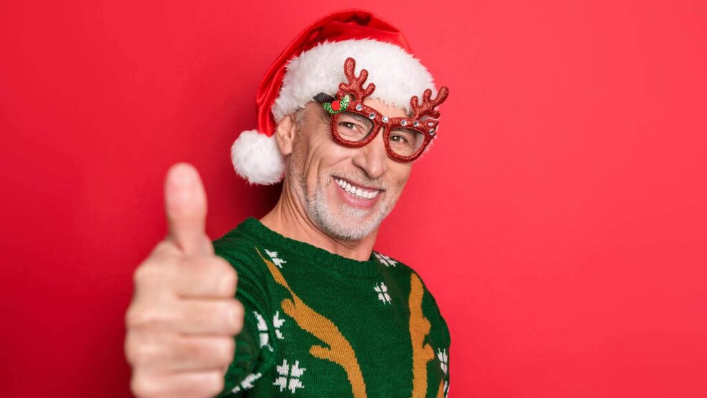 Weihnachtsfeier positiver Eindruck