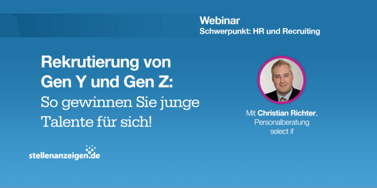 Webinar Rekrutierung Gen Y