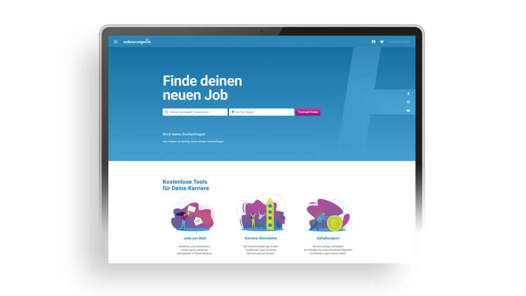 Startseite stellenanzeigen.de