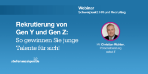 Webinar Rekrutierung Gen Y