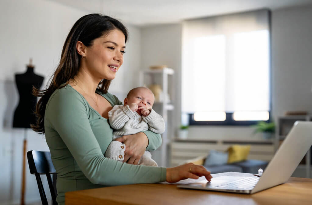 Elternzeit Urlaubsanspruch-Mutter im Homeoffice