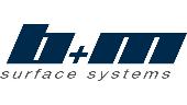 Logo b+m surface systems GmbH
