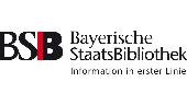 Logo Bayerische Staatsbibliothek