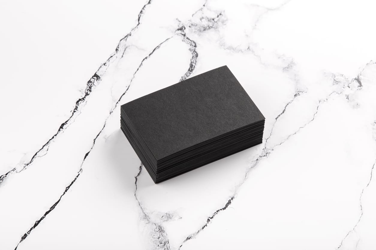 Business Cards - sie können auch schwarz sein