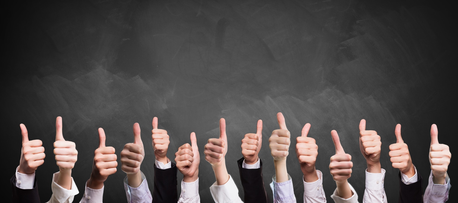 Arbeitgeber-Bewertung; Arbeitszufriedenheit: Welcher Arbeitnehmertyp bist du? Viele Daumen nach oben