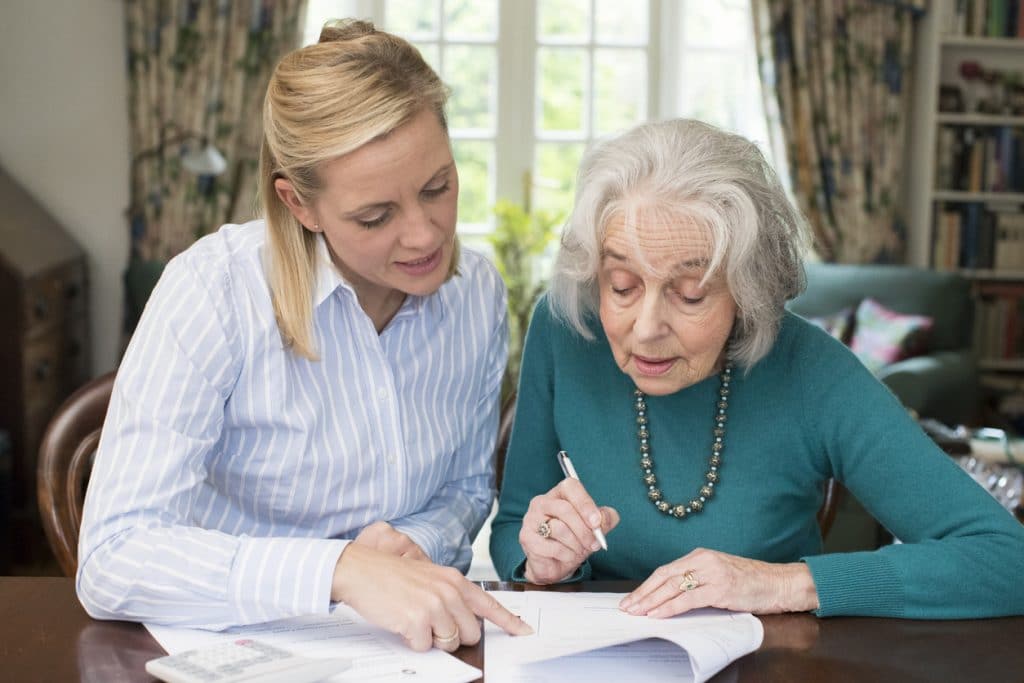 Pflege; Berufsbild; Beratung Seniorin