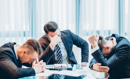 Schlechte Stimmung im Büro