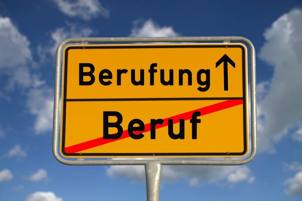 Berufung statt Beruf