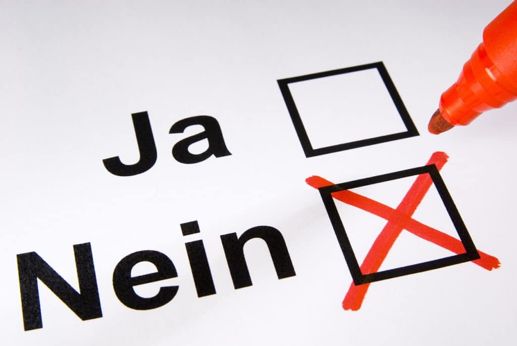 Ja oder nein