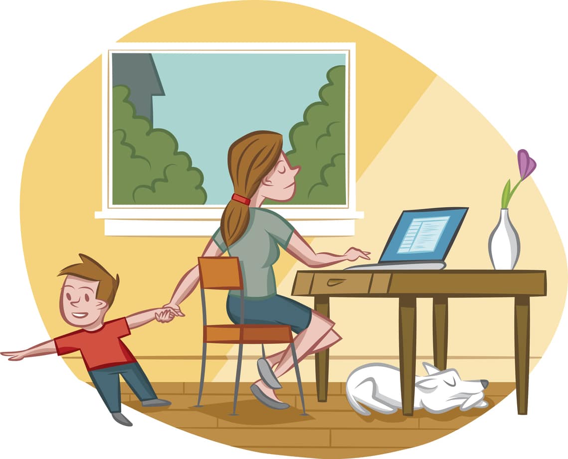 Homeoffice mit Kind