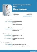 Berufseinsteiger - Lebenslauf Vorlage Lebenslauf Muster Auszubildender